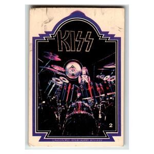 Donruss KISS Peter Criss 1978 Card #2 Vintage Music Band